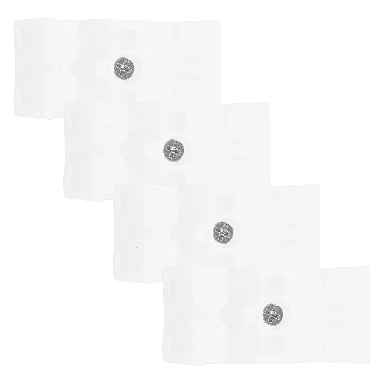 

4pcs Silicone Anti collision Blocks Shower Door Guides Glass Sliding Door Bumpers Bottom Track Replacement Parts Fits Various