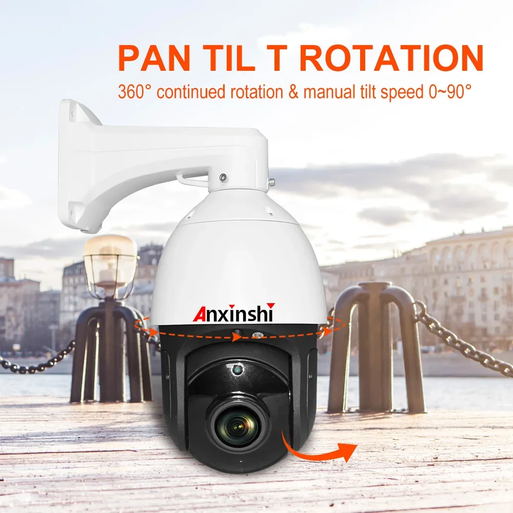 

5MP Auto Tracking 36X Zoom 5mp PTZ Camera 0.001Lux Analog CCTV Security Camera