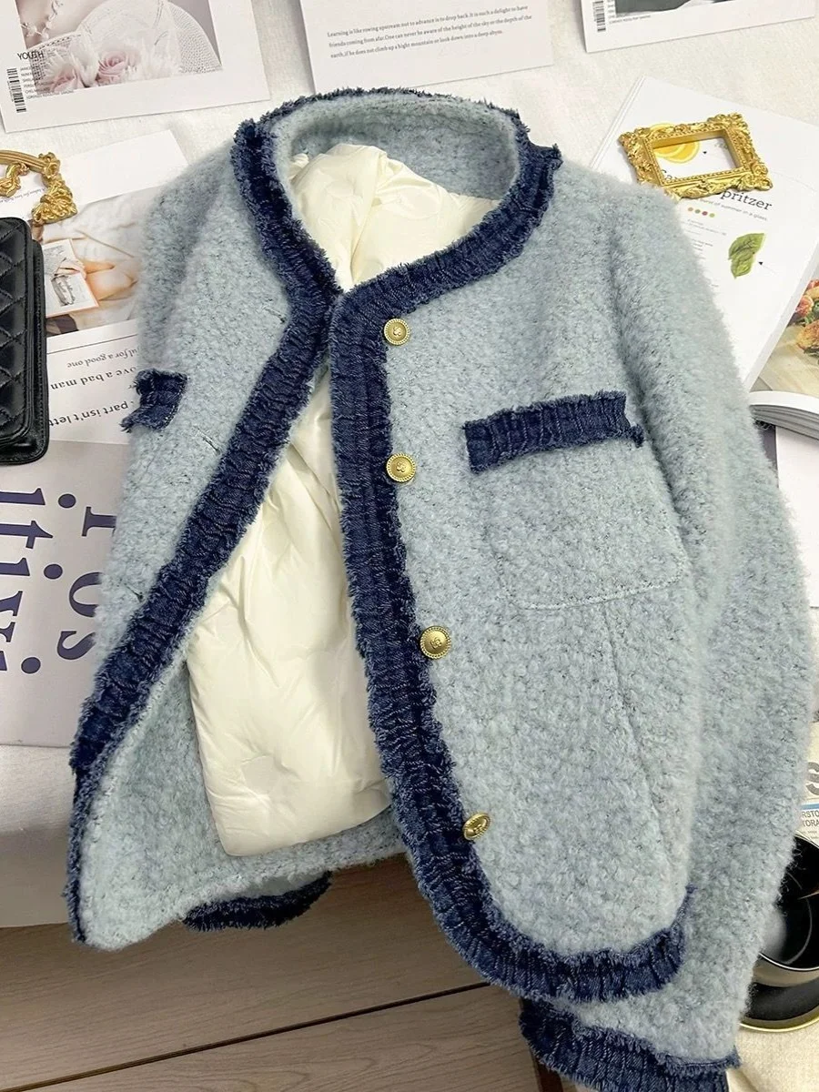 

Tweed Jacket Bomber Womens Spring Trekking Outdoors Outside Recreation Motion Jogging Running Lightweight Breathable Soft Fiber