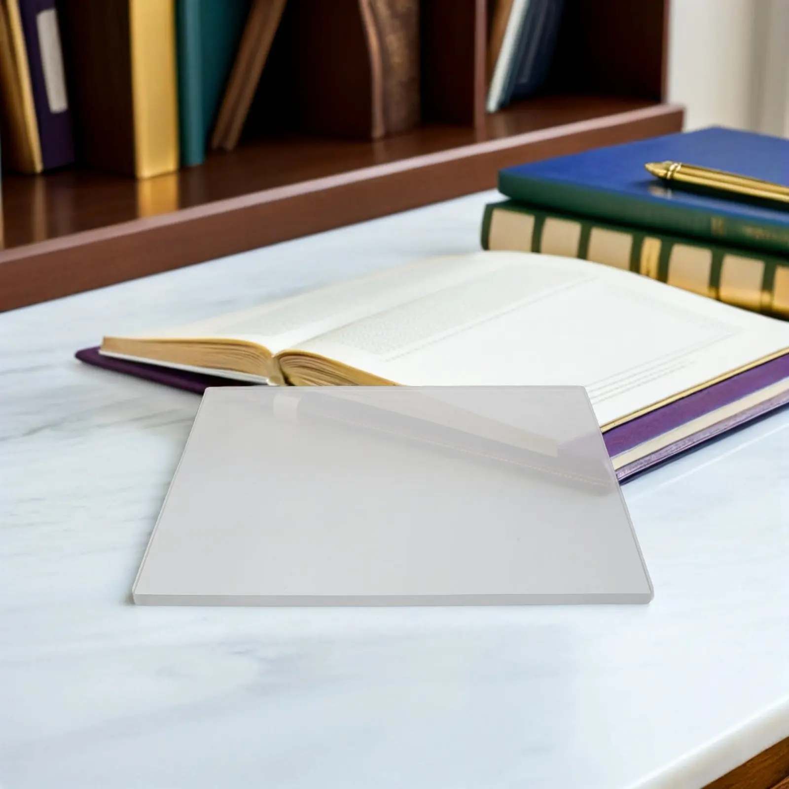 

Gel Printing Plate for Creative Arts 9.82x7.39 Clear Reusable Non-Stick Gel Plate for Printmaking Scrapbooking