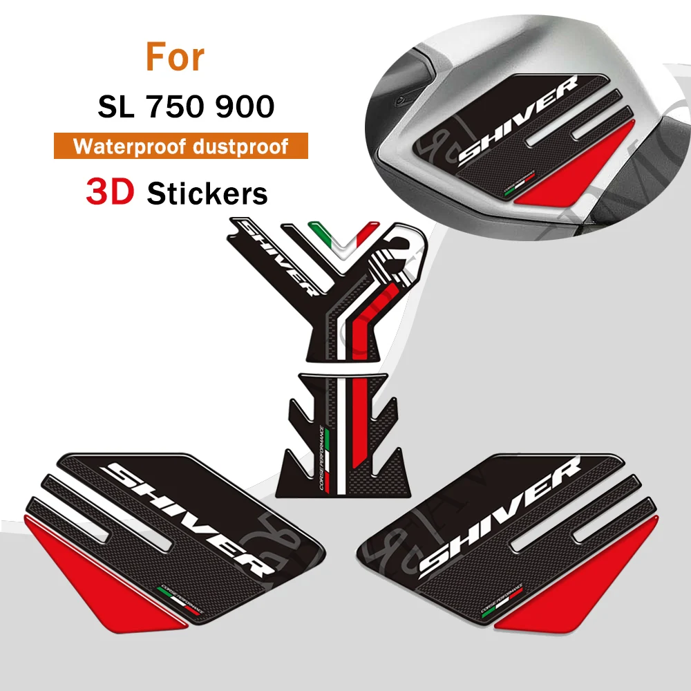 

Motorcycle Stickers For Aprilia SL 750 900 Shiver Fuel Oil Tank Pad Kit TankPad Grips Gas Knee Decals Protector