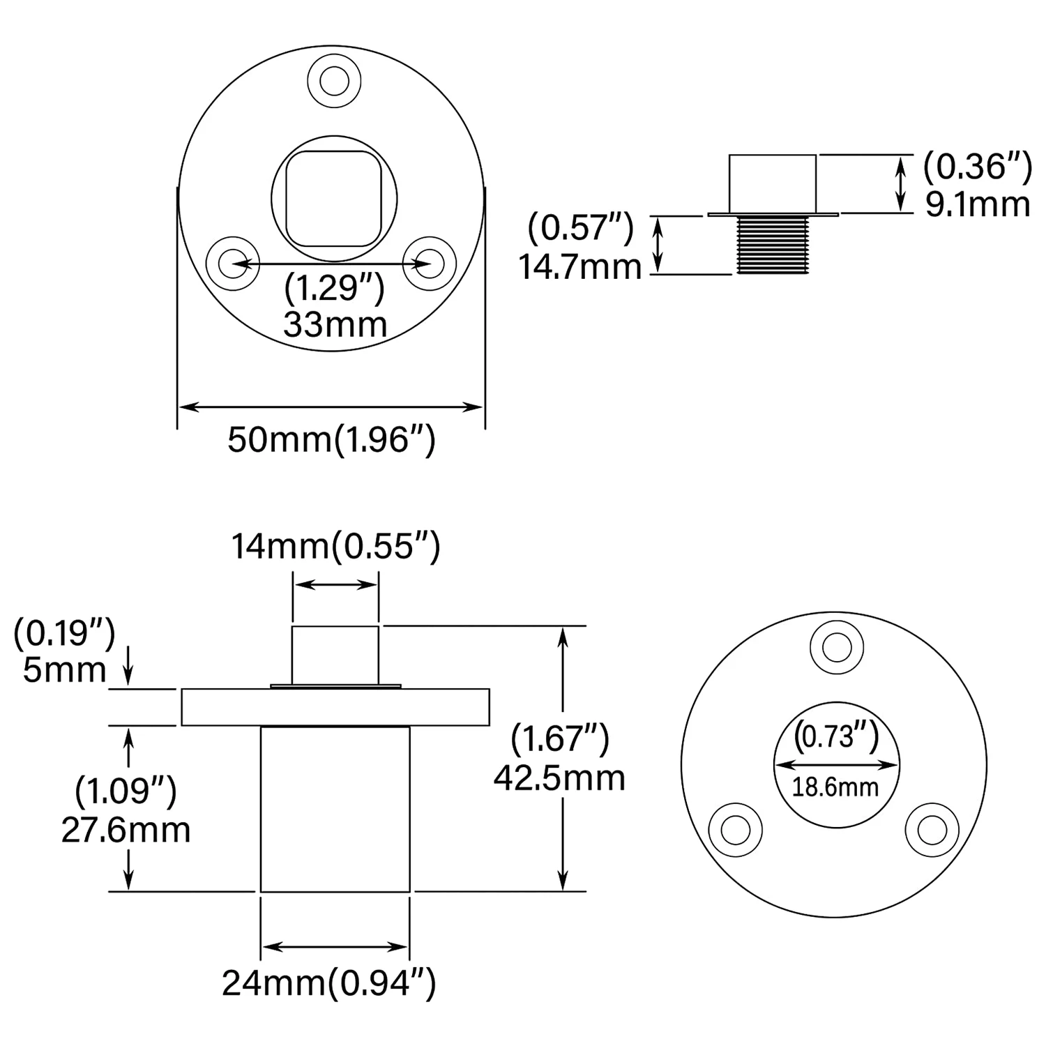 

Комплект сливных пробок AEB0, универсальная морская сливная пробка из нержавеющей стали подходит для отверстия 1 дюйм, с винтами, аксессуары для фурнитуры для транзисторов