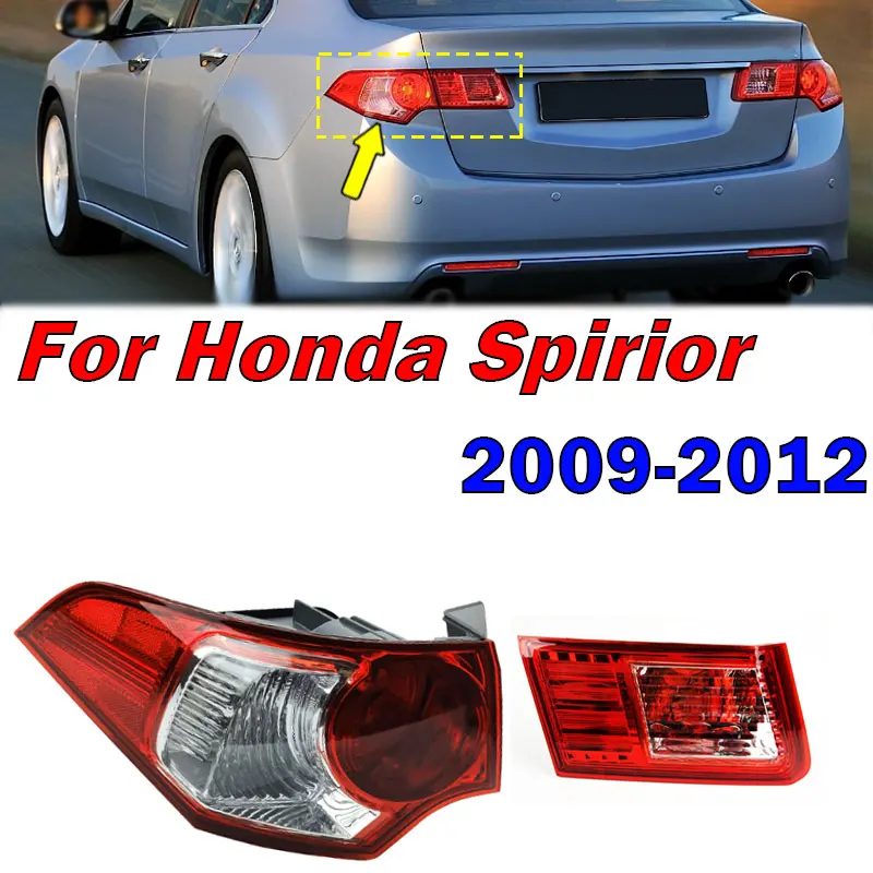 

Auto Accessories Taillight For Honda Spirior Accord Euro 2009-2012 Rear Tail Light Signal Lamp Car Light Housing Without Bulbs