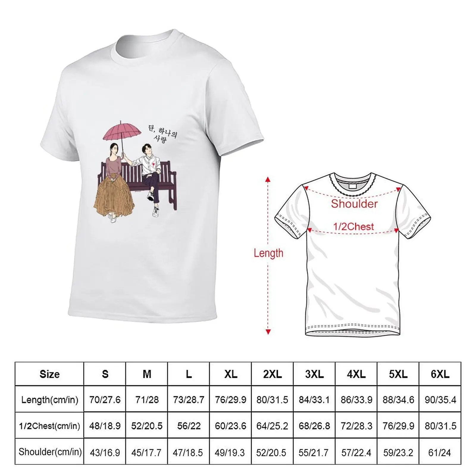 Kdrama : Angel's Last Mission Love T-Shirt funny shirt cotton Blouse heavy weight t shirts for men