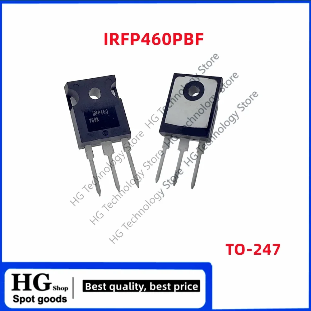 10PCS/Lot Original new IRFP460PBF IRFP460 20A 500v TO-247 N Channel 500V/20A in-line MOSFET FET best quality