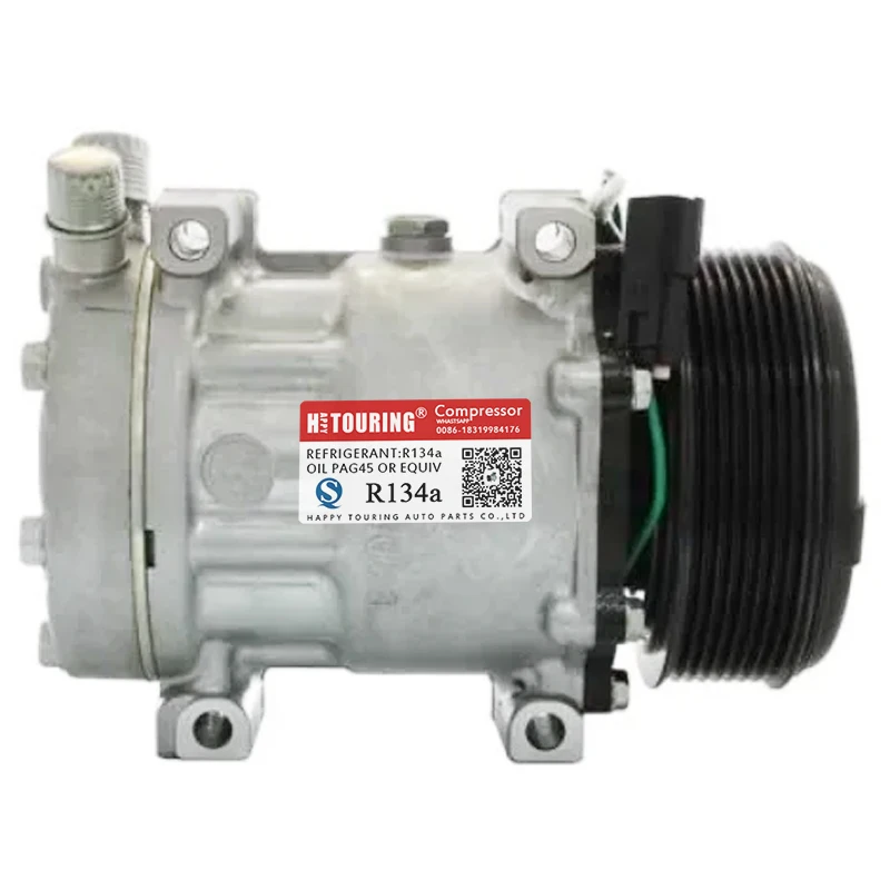 For SANDEN SD7H15 AC Compressor 24V 12V  119MM PV8 3183309234 10116769 8234 TSP0155079 3012991