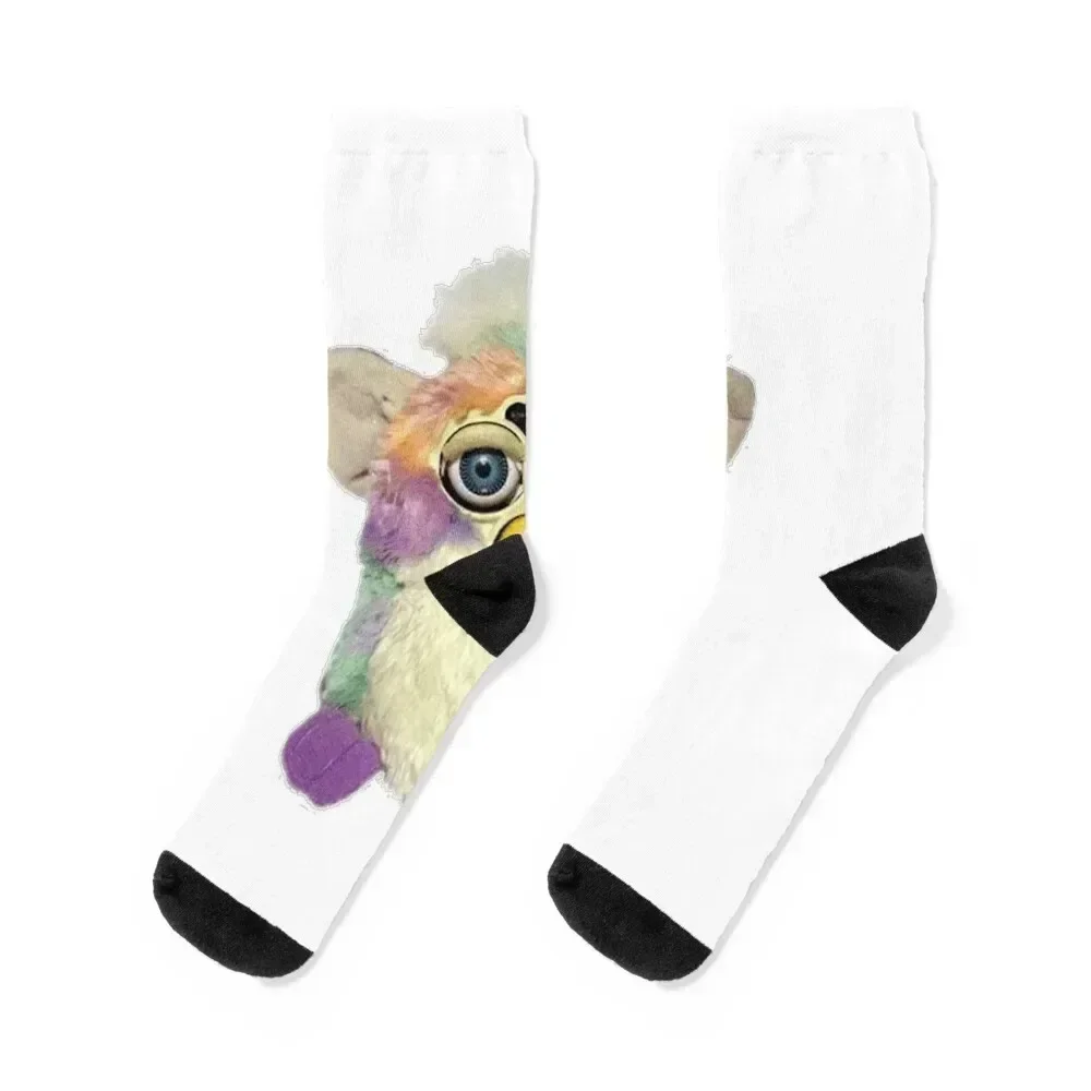 

furby Socks warm winter sheer set aesthetic Socks Girl Men's