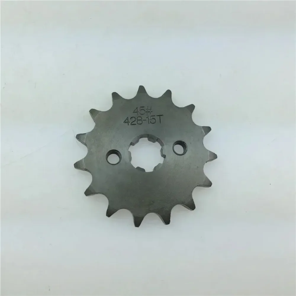 Motorcycle 428 small sprocket -15 tooth before small flywheel Material Cast iron  Universal