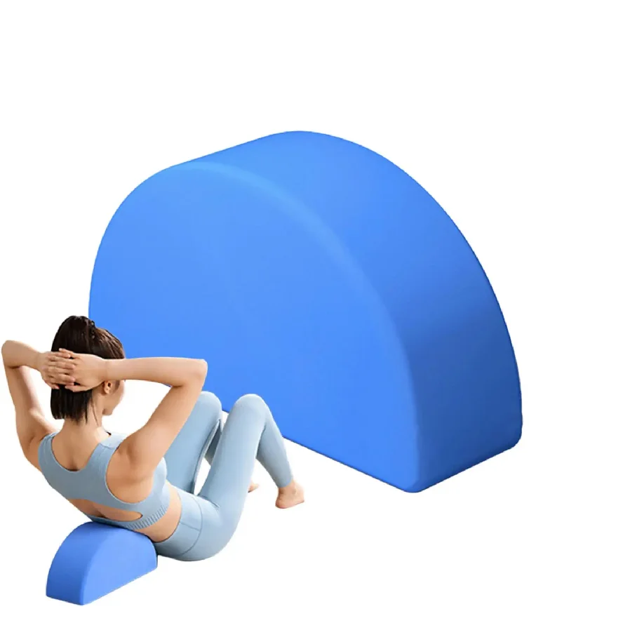 Half Round Yoga Block,Stretching Half Moon Balance Block AntiSlip for Workout Foot Core Strength Indoor Sports Training Home Gym
