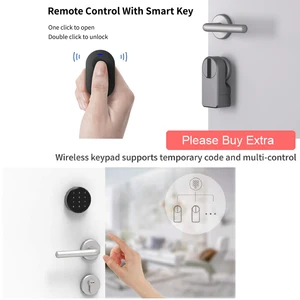 Smart Door Schloss mit Fernbedienung, A1 Max, Tuya -App, Keyless -Entsperren, DIY -Zylinder, einfache Installation, Leben, Bluetooth 10 Hauptverkaufsgate -Schlösser - №9