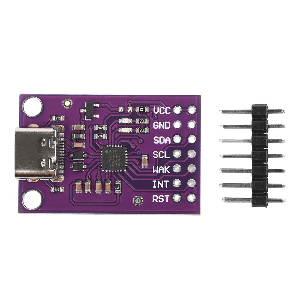 CP2112 Module USB To SMBus/I2C USB To I2C Communication Module Type-C CCS811 Debugging Board 194 Byte One-time Programmable ROM