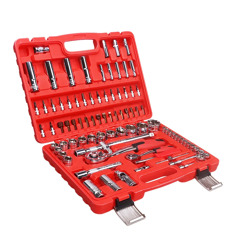 

20V CR-V Professional Mechanic Ratchet Socket Tool Box Set Hot Selling OEM Supported Carbon Steel Screwdrivers
