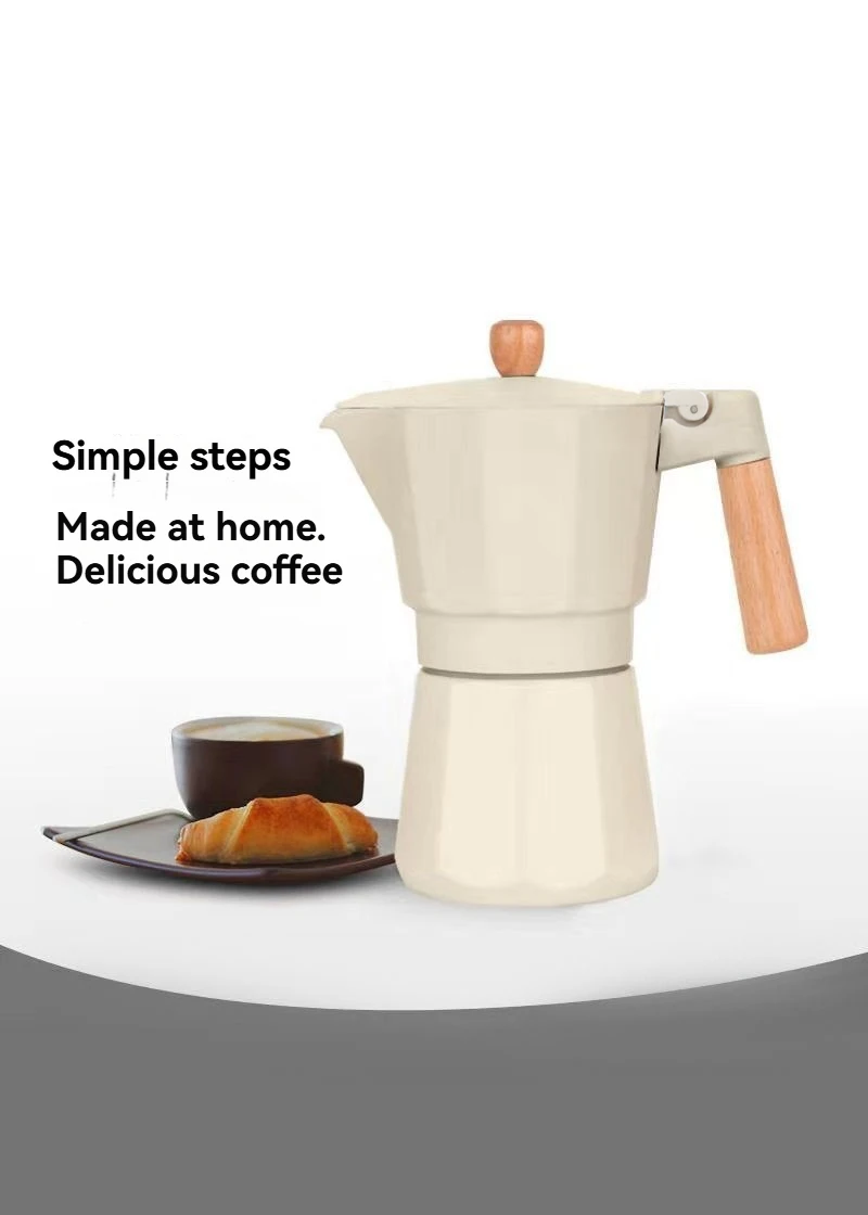 Olla Moka de 3/6 tazas, estufa Manual para acampar, cafetera cubana Manual para acampar, cafetera cubana para hacer capuchino Latte