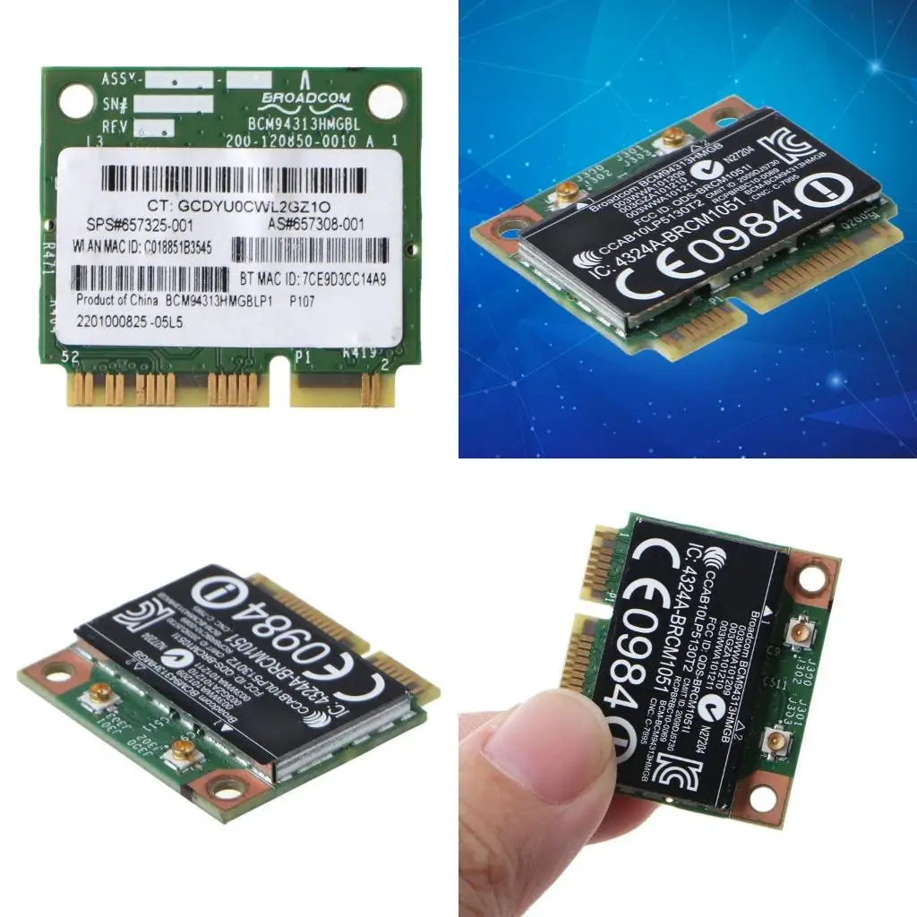 

A52B WiFi Card , Wirless Mini PCI-E 802.11b/g/n WiFi WLAN Card for HP