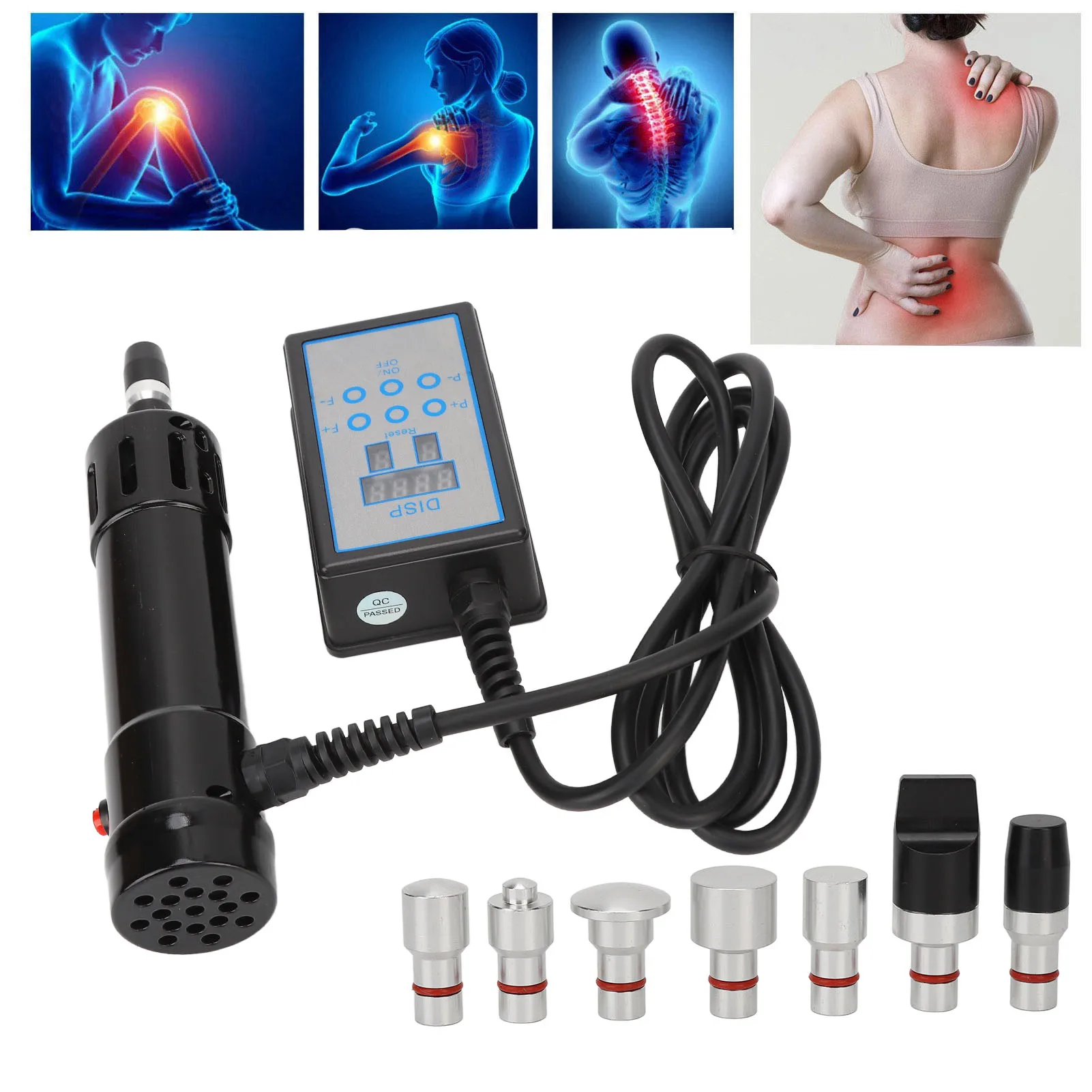 

Shockwave Therapy Machine Black Reduce Soreness ED Extracorporeal Shockwave Machine Black Shockwave Treatment Machine
