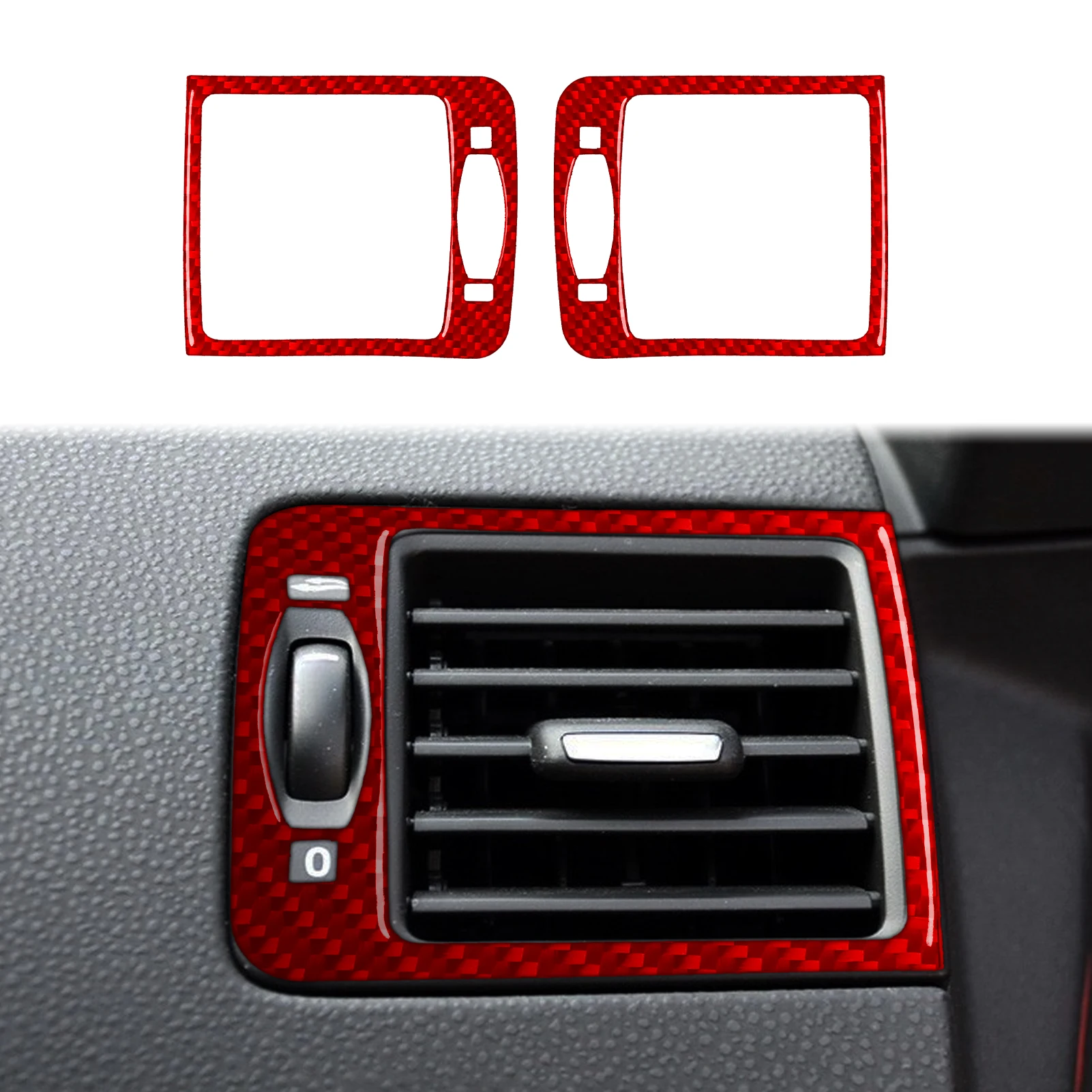 For Volvo S40 V50 2004–2011 C30 2006–2013 Carbon Fiber Complete set Car Interior Accessories Modification Decoration Stickers view 3