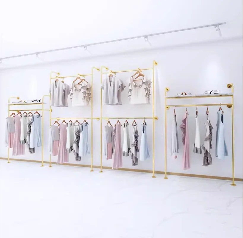 

AdvancedClothing Store Display Rack, Special Clothes Rack For Shopping Mall Stores, Women's Clothing And Children's Clothing Sto