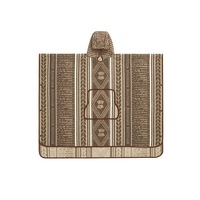 Wool blanket, wearable wool shawl, outdoor camping multi-functional thermal blanket sleeping bag