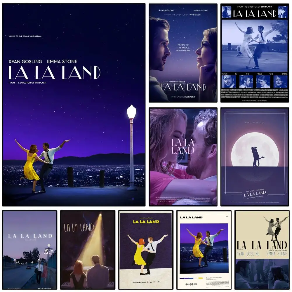 L-La La L-Land Poster HD Art Sticky Wall Wasserdicht Zuhause Wohnzimmer Schlafzimmer Bar Ästhetische Dekoration