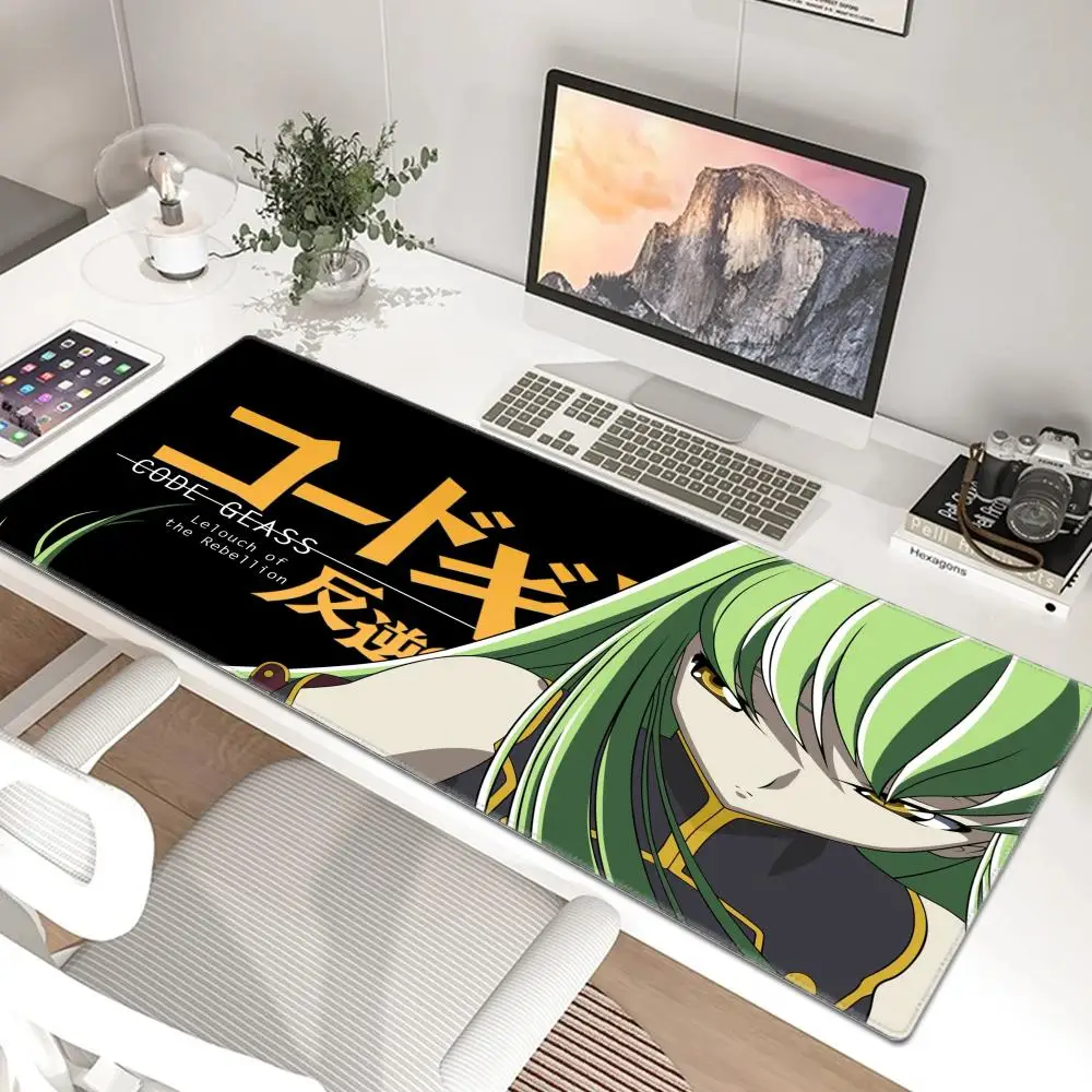 PC Office Accessories Large Hot Anime Code Geass Mousepad Desktop Mat Pretty Lelouch CC Protector Keyboard Carpet XXL Laptop Rug