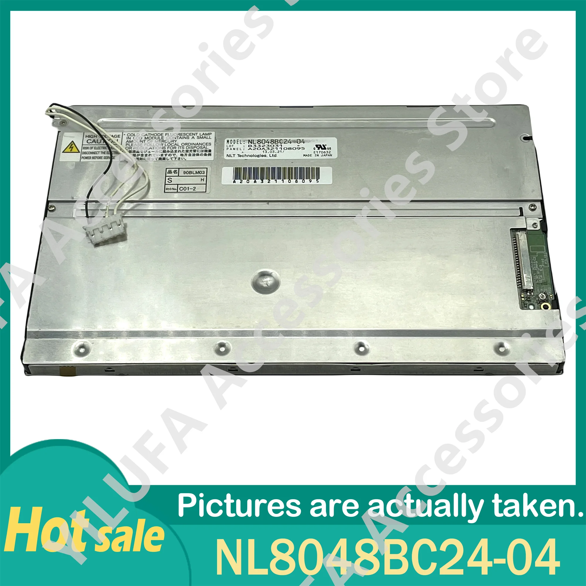 100% Original NL8048BC24-04 9inch 800*480 LCD Display Screen