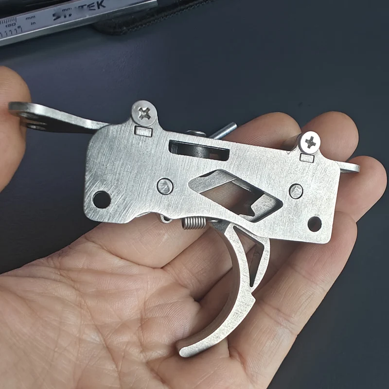 Spearfishing trigger 304 Stainless Steel Fishing mechanism Submersible Amphibious Full Metal Steel