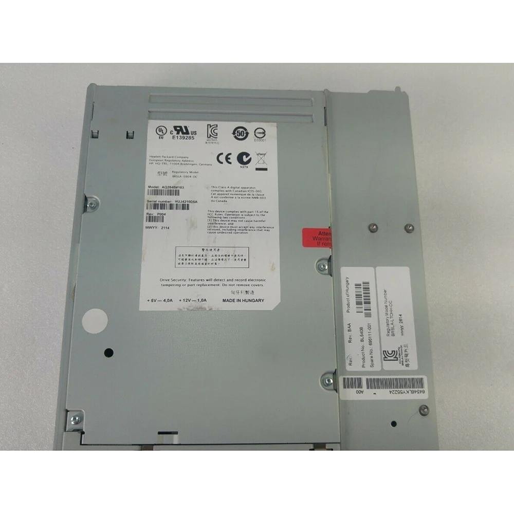 For HP Tape Iibrary Drives MSL2024 LTO5 SAS BL540B/A BL544A FC Fully Tested 695111-001 MSL2024
