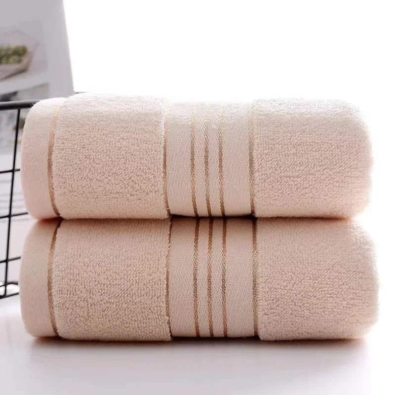 1pc Towels Thickened Absorbent Towel Pure Cotton Quick Absorbent Soft Quick Dry Thickened Face Towel