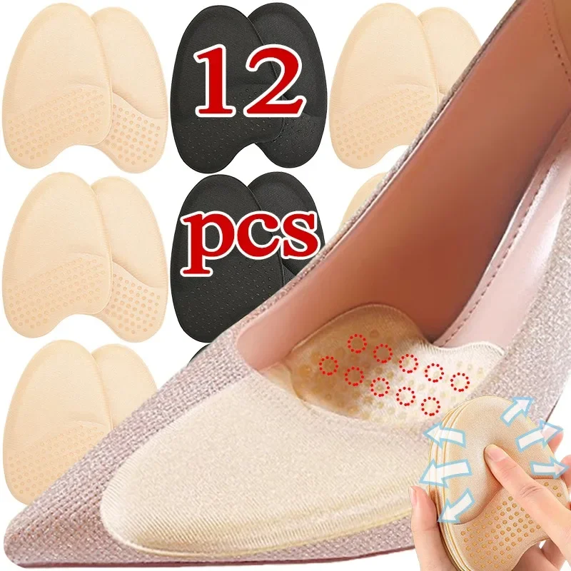 

Non-slip GEL Forefoot Pad Relieve Pain Thick Sponge Insole Anti Slip Wear Resistant Half Shoe Pads Breathable Soft Shoe Cushion