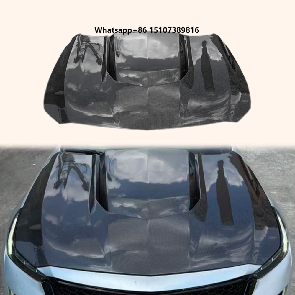 For CT5 20-26 Carbon Fiber MBJ Style Front Vented Cooling Hood Bonnet