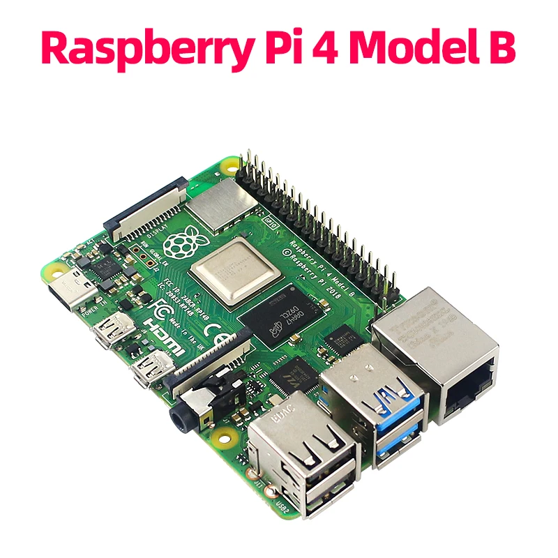 Official Original Raspberry Pi 4 Model B  8GB 4GB 2GB 1GB RAM + Case + Power Supply + TF Card BCM2711 1.5GHz WiFi BT 4K Video