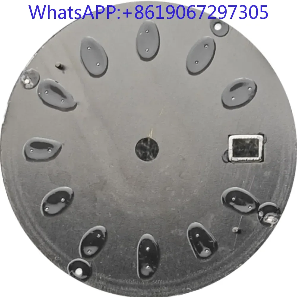 2025 GMT Spring Drive Hi-Beat 36000 Sunburst quadrante dell'orologio adatto per movimento automatico NH34 Blue Lume BWG9 Mod parti custodia nh35