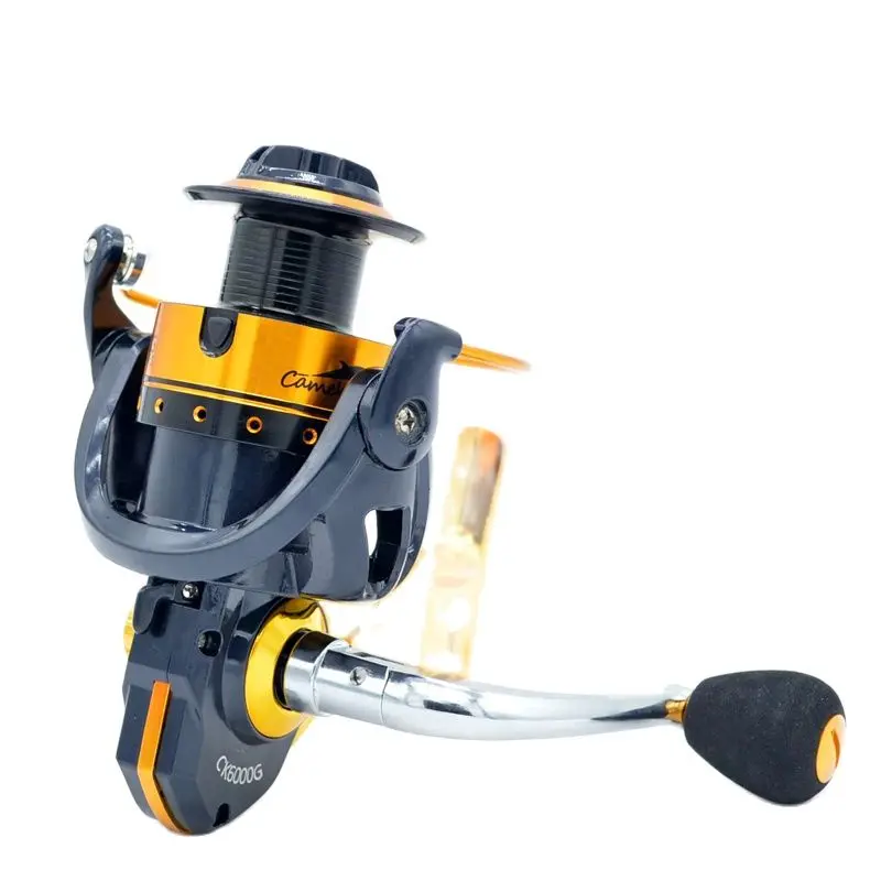 

CAMEKOON Surf Spinning Reels 15KG Drag Power Big Game Bass Fishing Aluminum Body and Spool 5:1/4.7:1 Saltwater Luer Fishing Coil