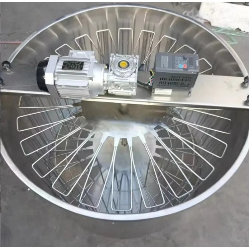 Nova máquina elétrica extratora de mel de aço inoxidável para apicultura 24_frame unidade extratora de mel