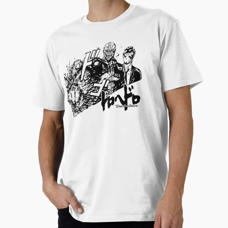 

Noi & Shen Japan Manga Dorohedoro Gift T shirt for Anime lover Large size Tops Manga Graphic Print Y2k Clothes Cartoon Tee