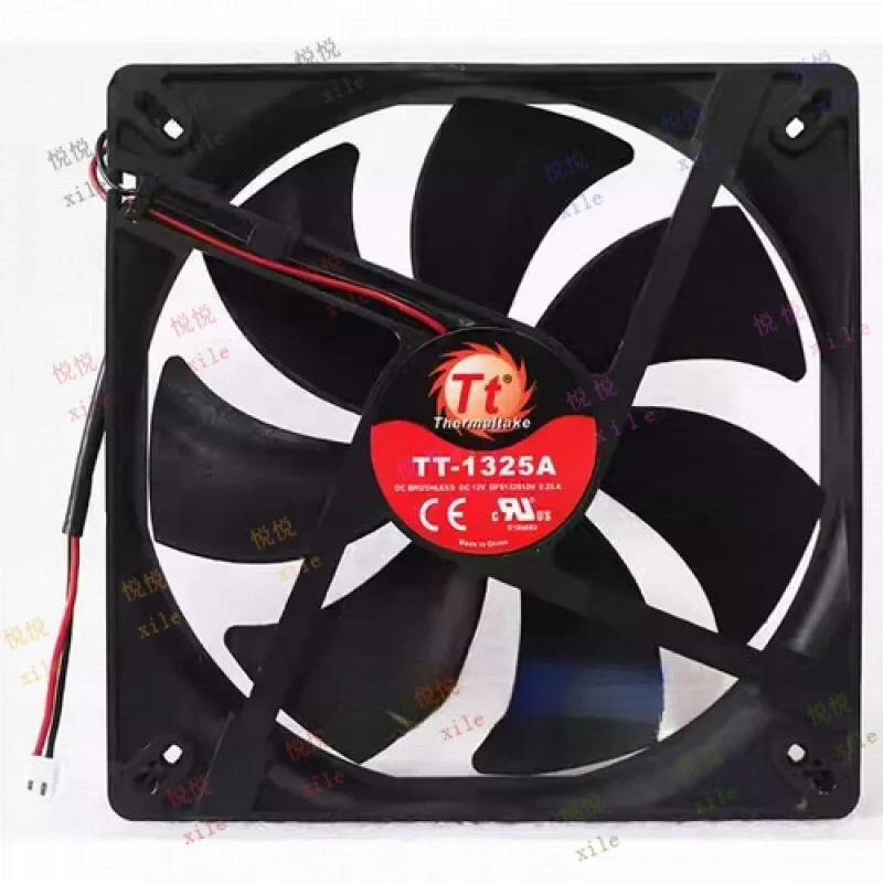 L   L  1pcs FOR Thermaltake TT-1325A 12V 0.25A 14025 2-Wire Dual-Ball Power Supply Case Fan