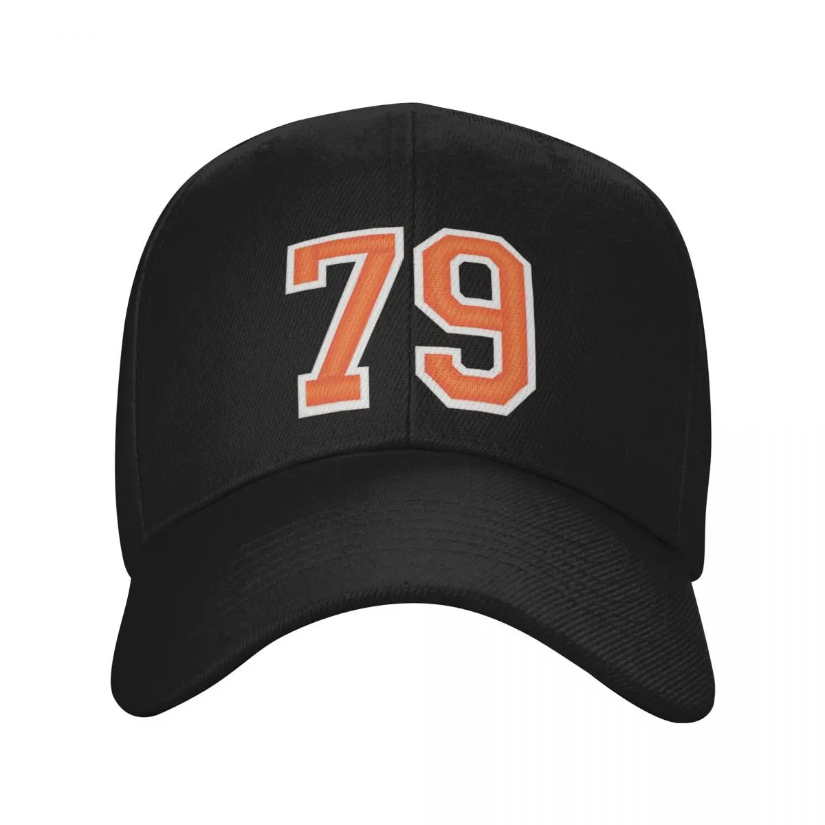 Sports Number 79 Jersey seventy-nine Orange Baseball Cap tea Hat Snapback Cap Trucker Hat Caps Women Men's