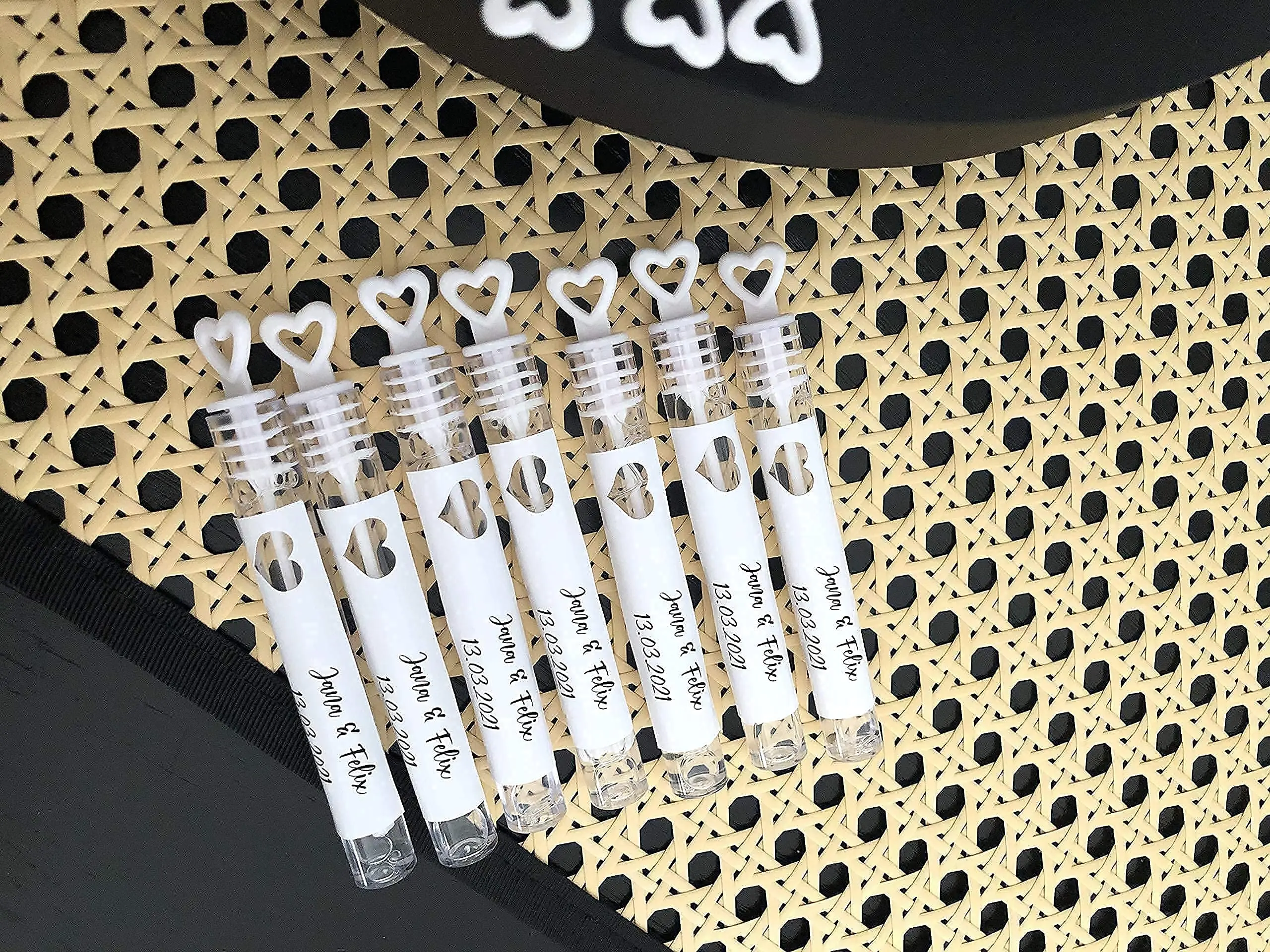 100 pegatinas de burbujas de boda personalizadas, etiquetas personalizadas con nombre + fecha, regalos para invitados de burbujas de boda, (solo pegatinas)