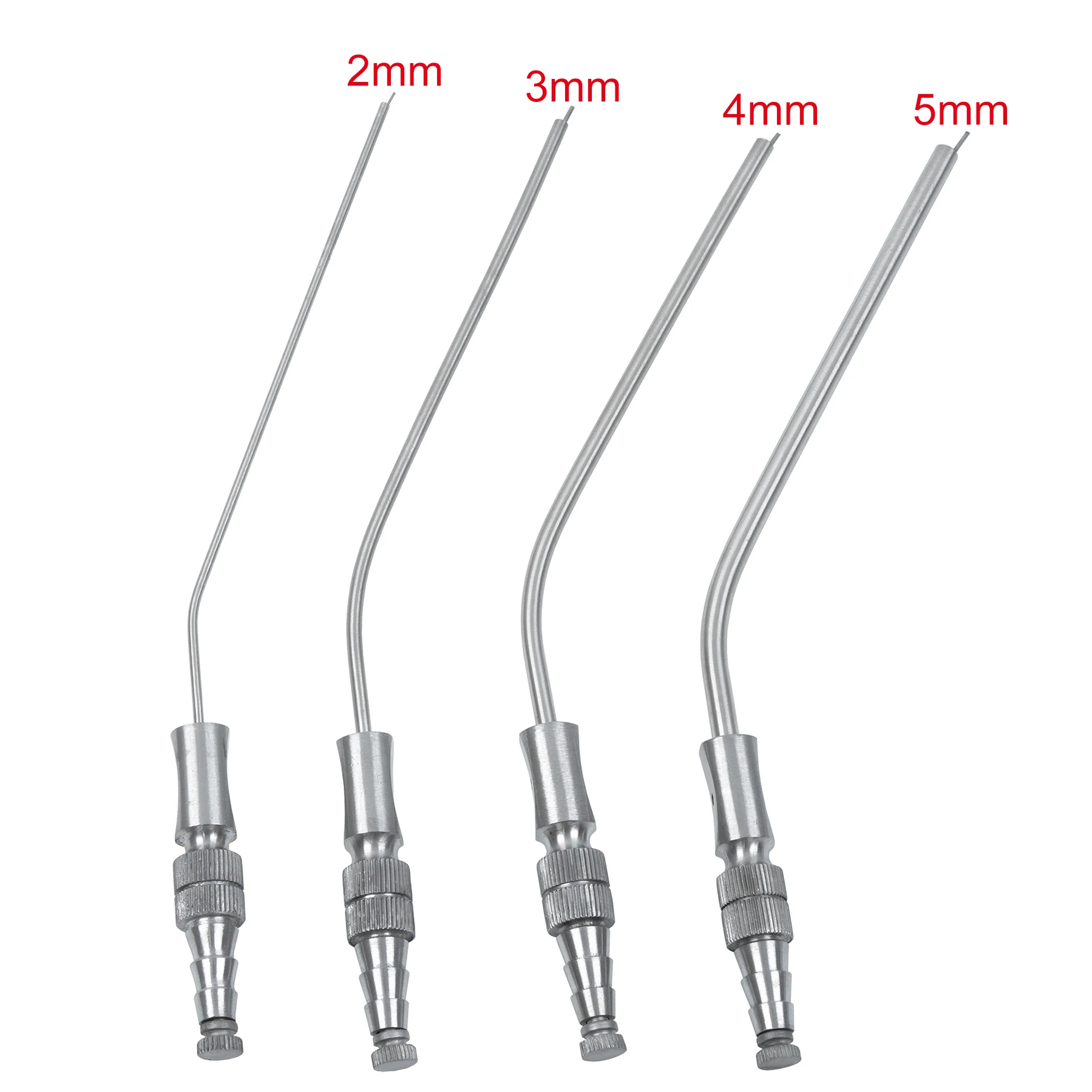 1 szt. Implant dentystyczny wanna ssąca implanty ze stali nierdzewnej Sucker pipety chirurgia medyczna Aspirator narzędzie 2/3/4/5mm słaba wanna ze słomką