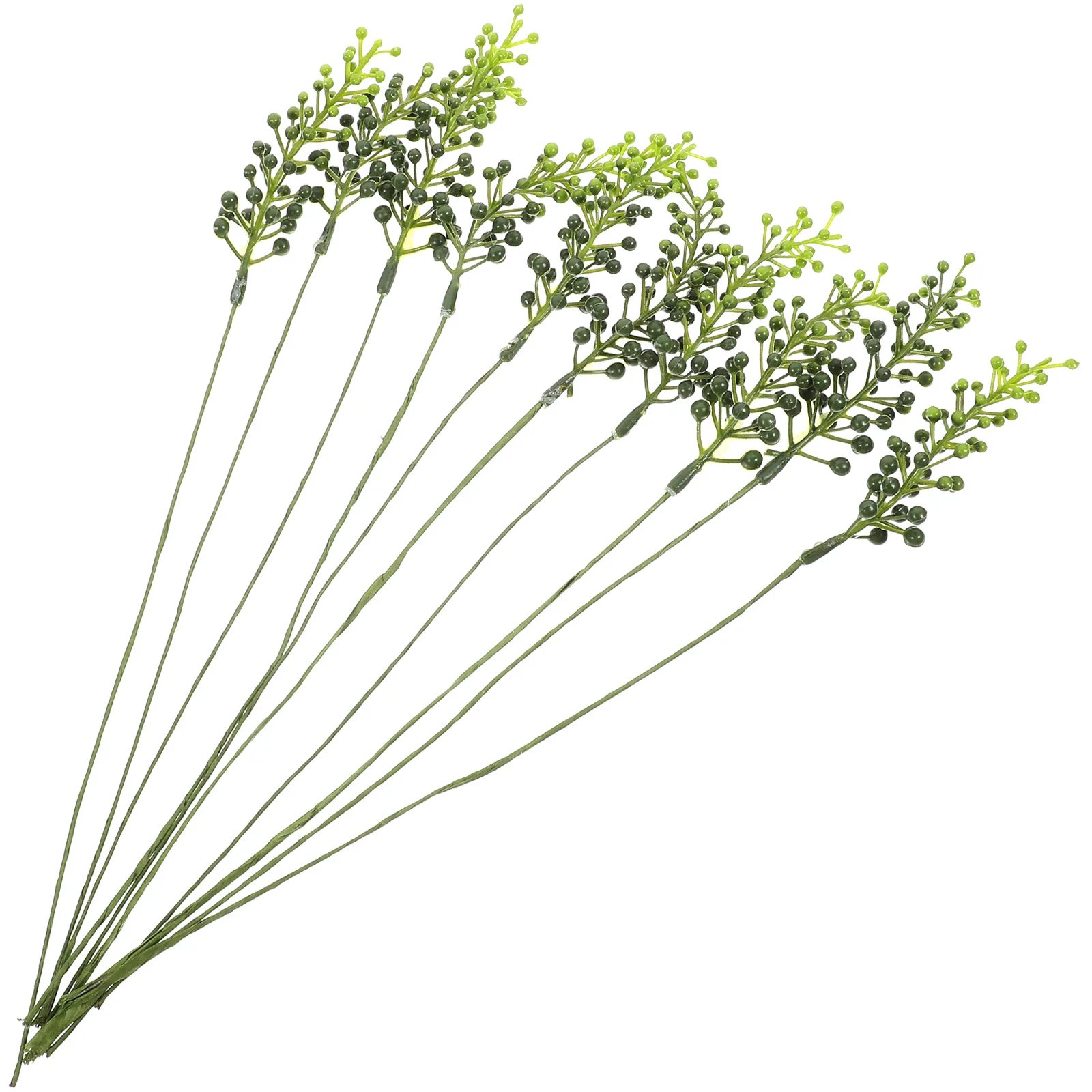 

10pcs Artificial Plant Decor Faux Greenery Stems Wedding Home Office Party Decoration Fake Floral Picks Diy for Coffee Shop