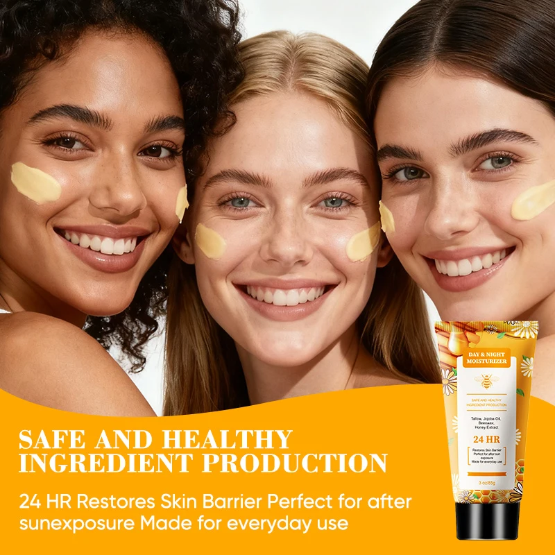 

Крем для лица DOLANJN Honey Beef Tallow Day And Night Moisturizing 85г, нежный уход за кожей.