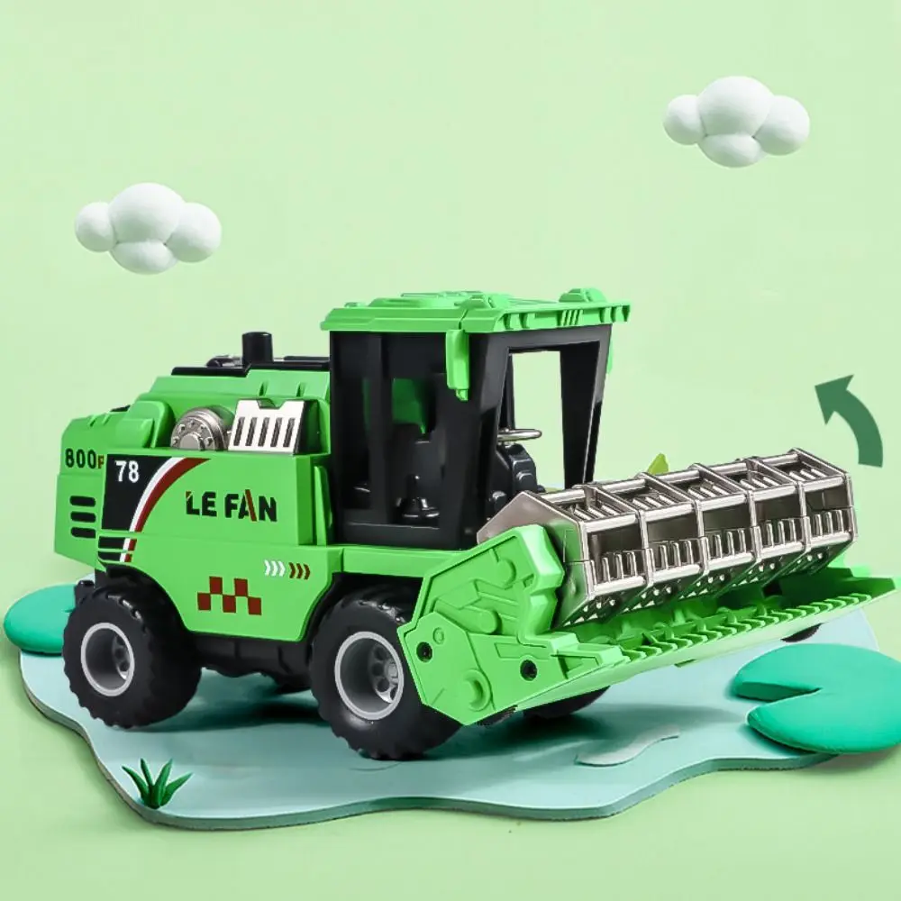 Harvester Simulation Farm Harvester Toy Tractor Toy Crane Kids Farmer Cart Toy Intellectual Development Dump Truck