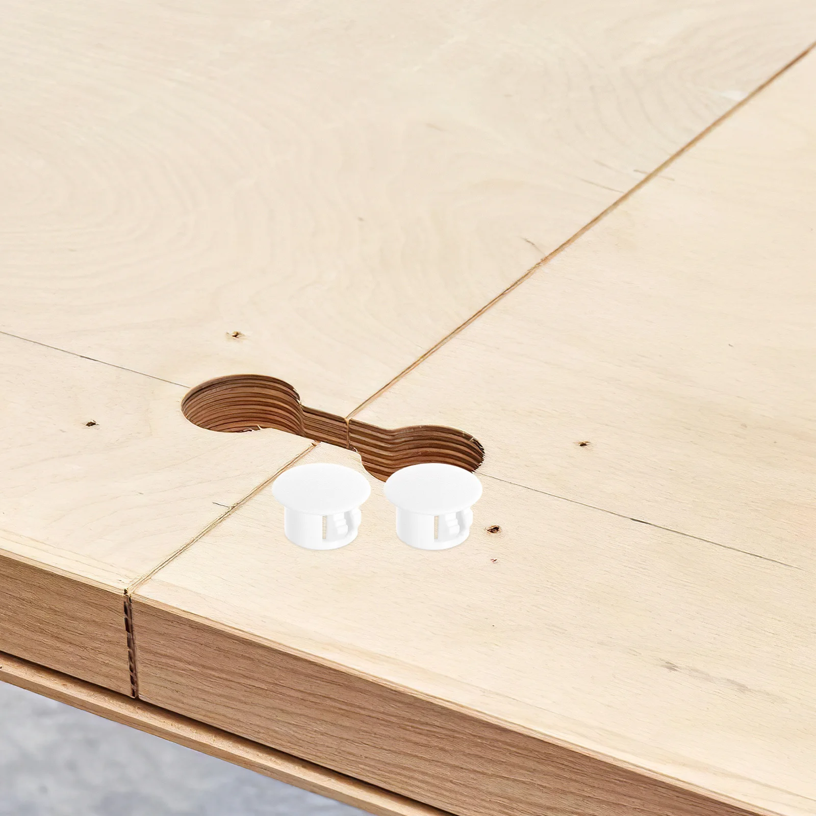 100 Stuks Decoratieve Gat Caps 14Mm Ronde Plastic Plug Covers Voor Meubels Kast Schroefgaten Snap-In Eindkappen lichtgewicht Diy