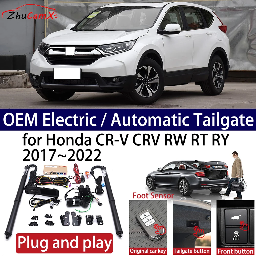 

ZhuCamX for Honda CR-V CRV RW RT RY 2017~2022 Car OEM Power Electric Automatic One-Click Smart Liftgate Tail Gate Support Opener