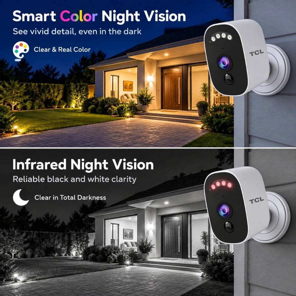 TCL製、ワイヤレス屋外用セキュリティカメラ、3K、5MP、 - Eufy Camera E220 のレビューと価格
