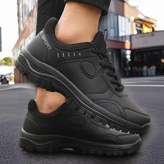 

Новое поступление, мужские кроссовки с дышащей сеткой, легкая удобная прогулочная обувь, нескользящая уличная походная обувь, модная мужская обувь