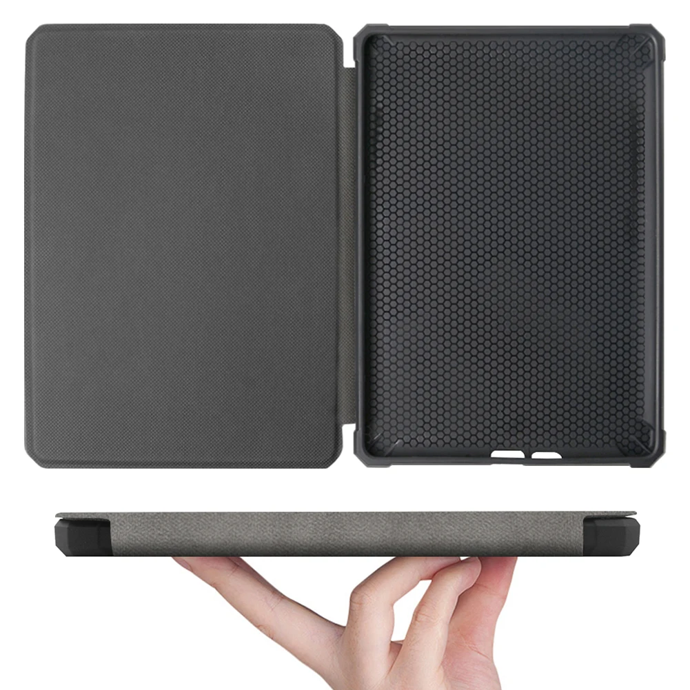 

Protective Case Auto Sleep Wake Smart Cover Shockproof Ebook Case for Kindle Paperwhite Signature 2024 Released