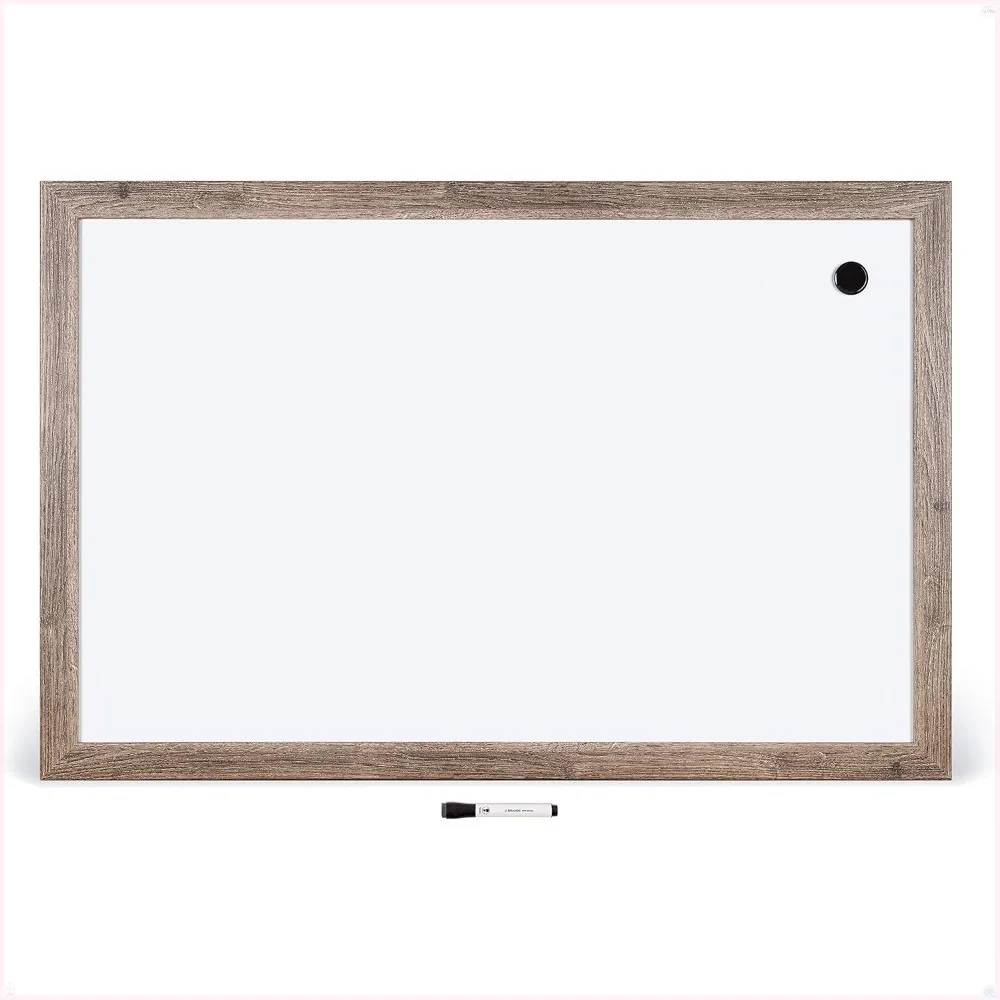

Декоративная магнитная доска, 36 x 48 дюймов, винтажная деревянная рамка