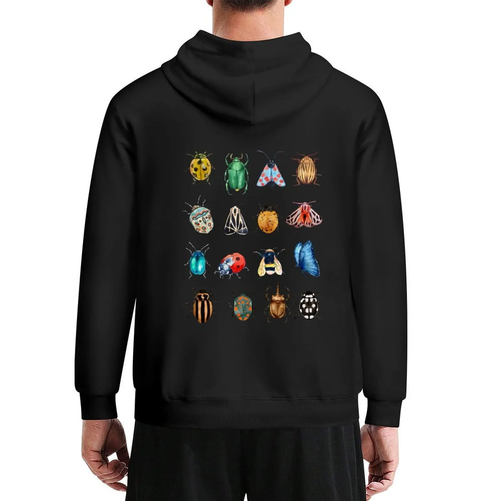 Beautiful Vintage Eclectic Insects and Bugs Hoodie autumn jacket men men's sweat-shirt men wear new hoodies and sweatshirts
