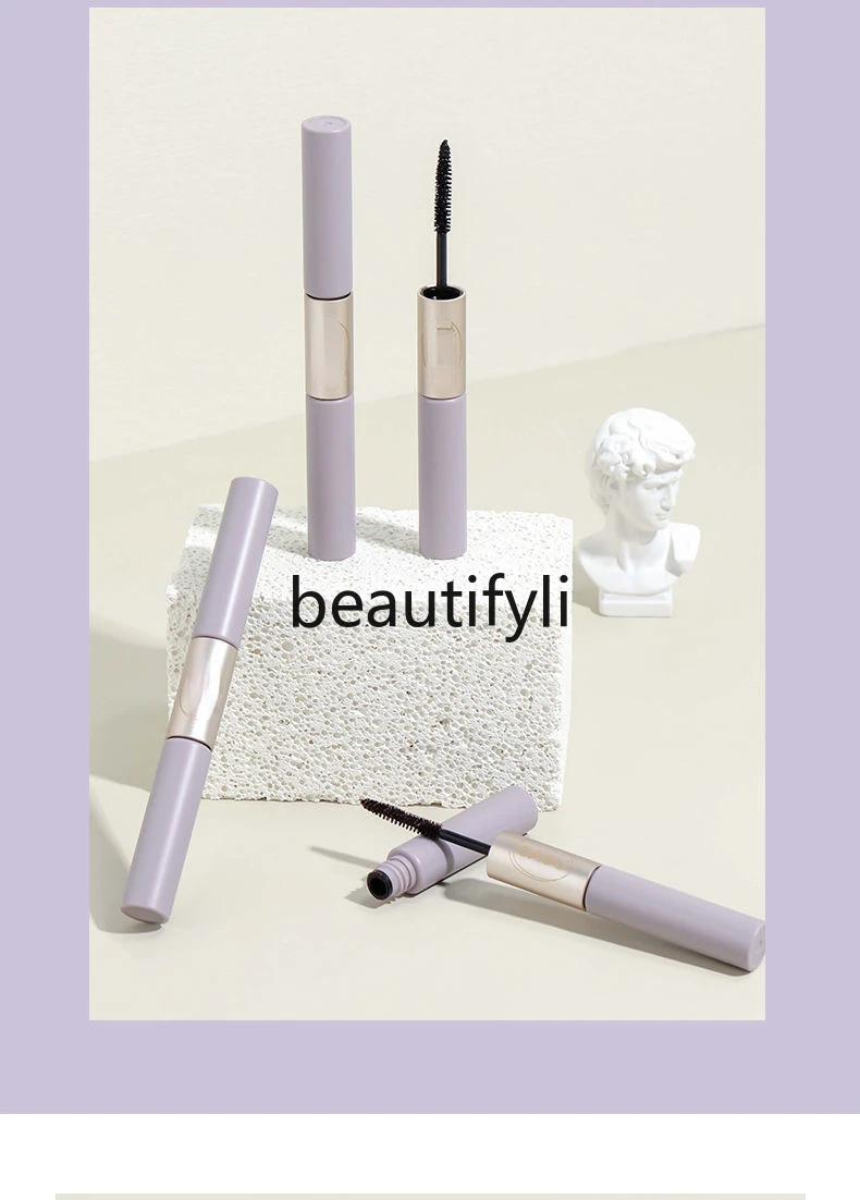 

Double eyelash primer, slender, waterproof, curled, non-smudging, extended encryption, super long and dense